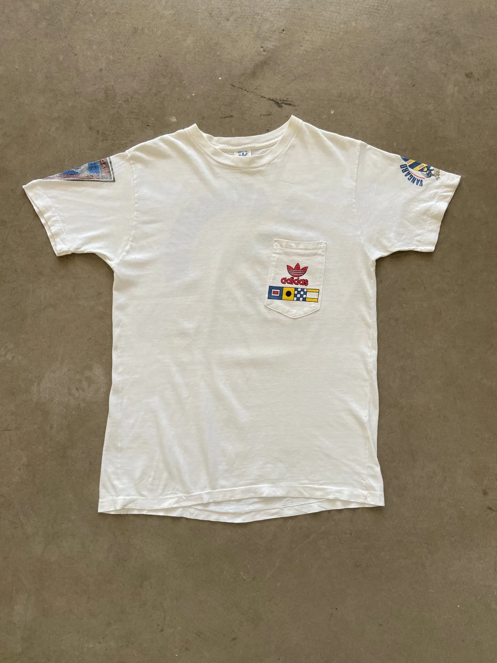 1980's Adidas Vangard Windsurfing T-Shirt - M