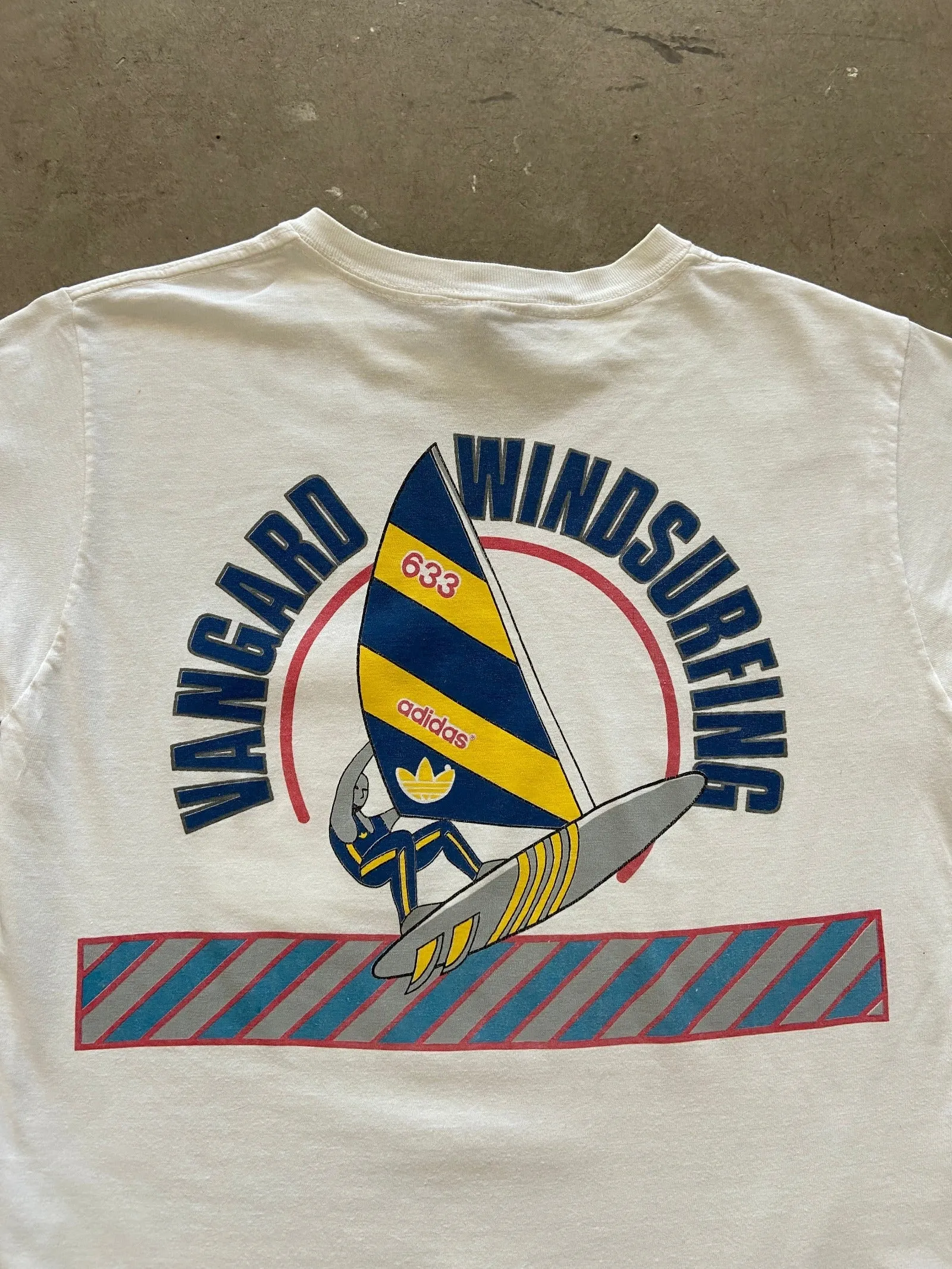 1980's Adidas Vangard Windsurfing T-Shirt - M