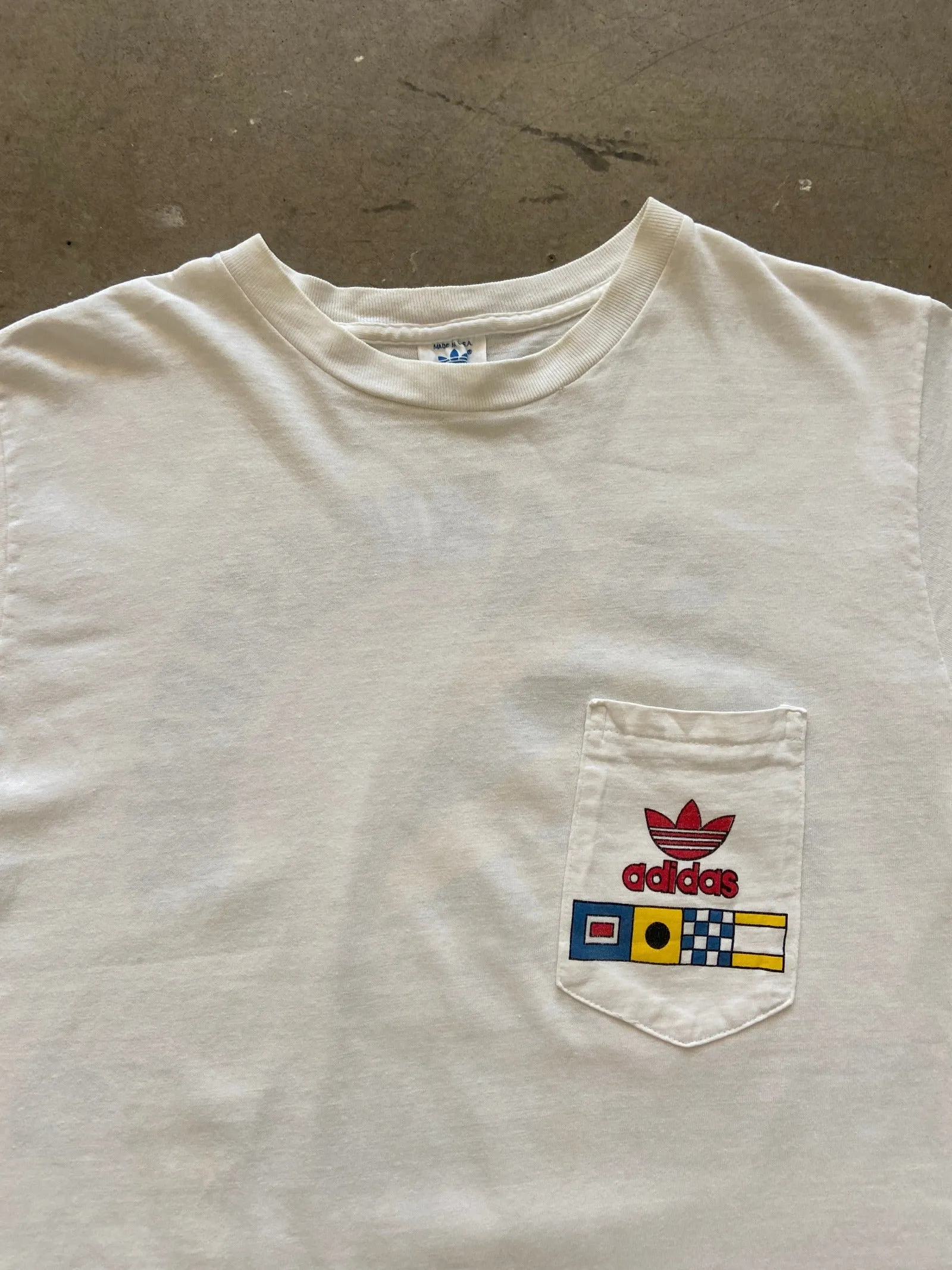 1980's Adidas Vangard Windsurfing T-Shirt - M