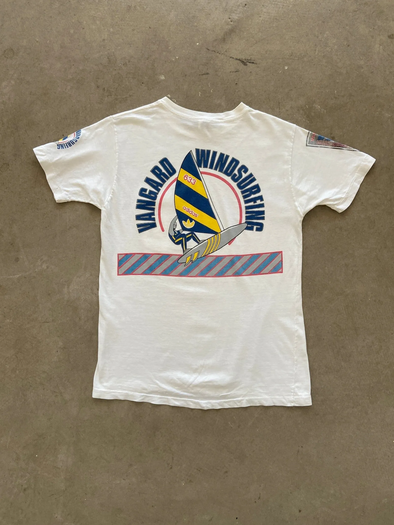 1980's Adidas Vangard Windsurfing T-Shirt - M