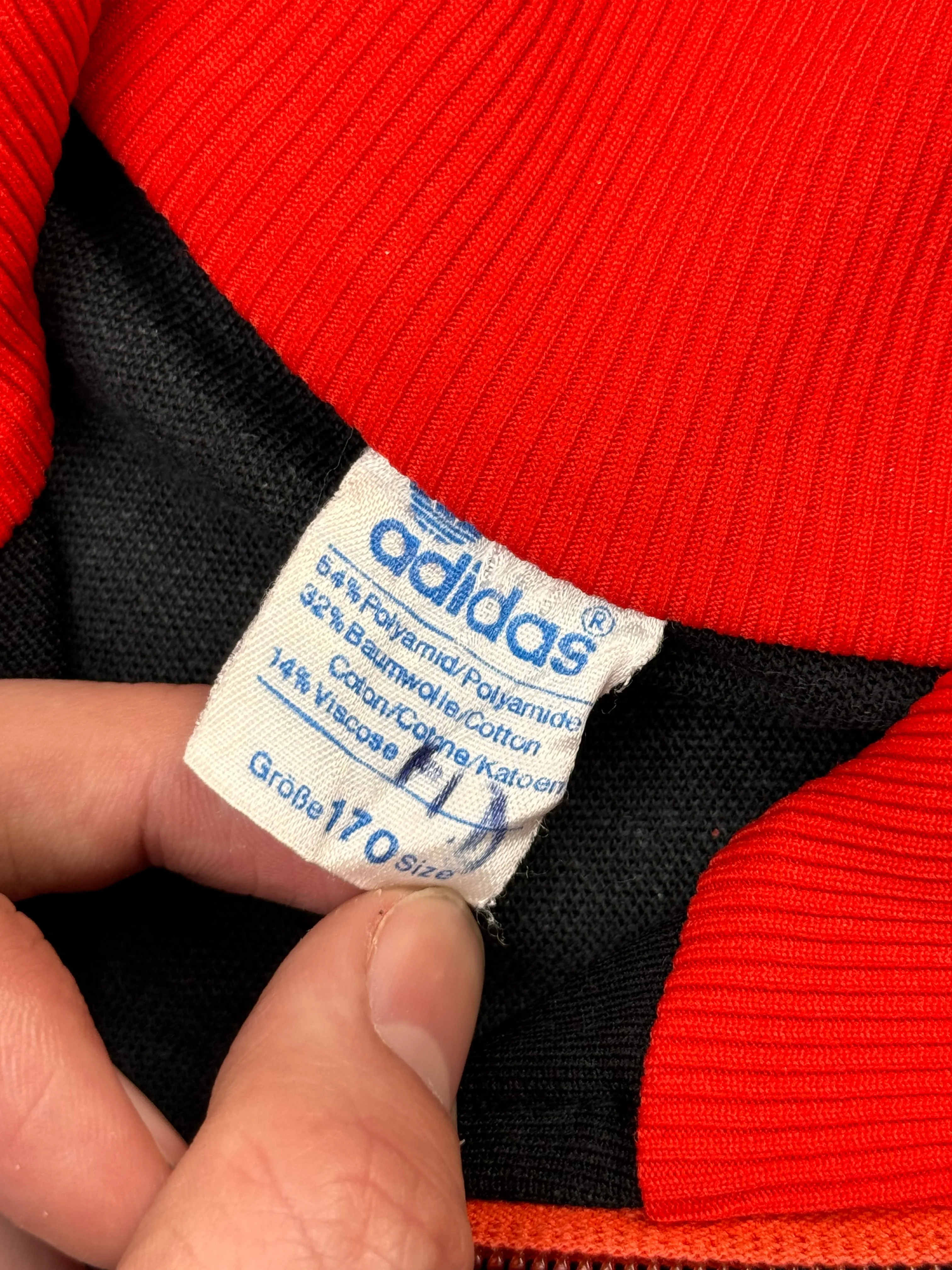 1980s Adidas Velour Patch Waibstadt Germany F.C. Track Jacket