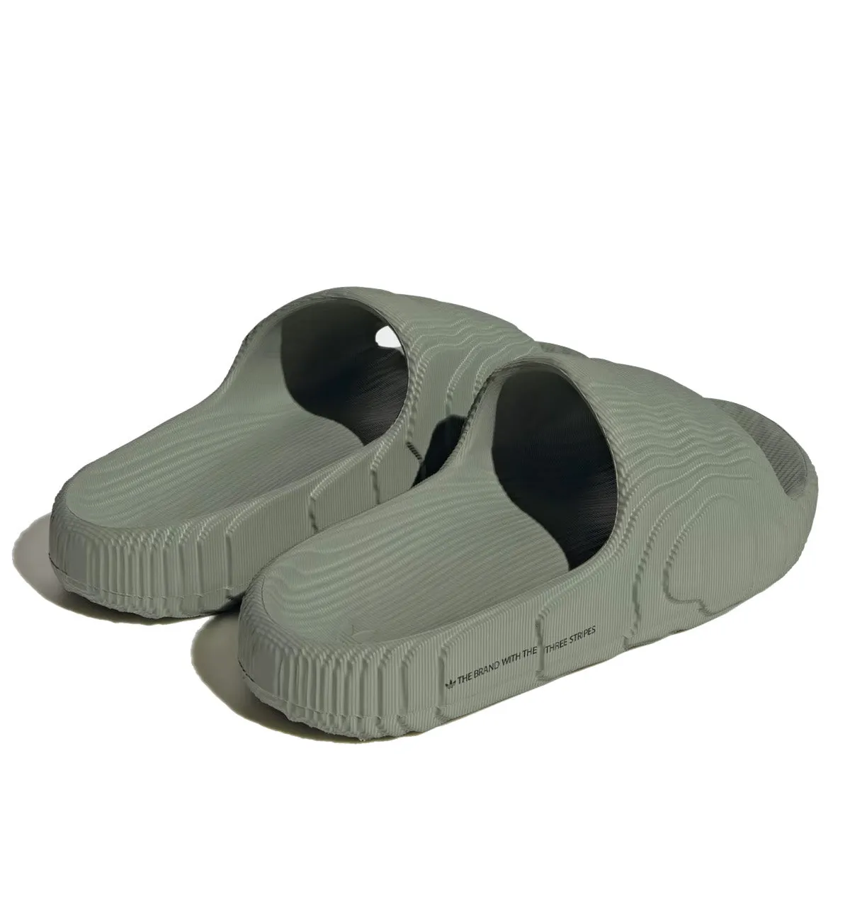 Adidas Adilette 22 Slide - Silver Green