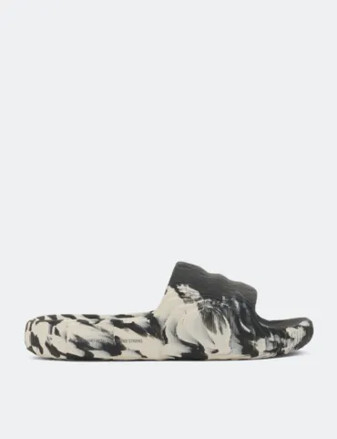 Adidas Adilette 22 Slides - Carbon Aluminum