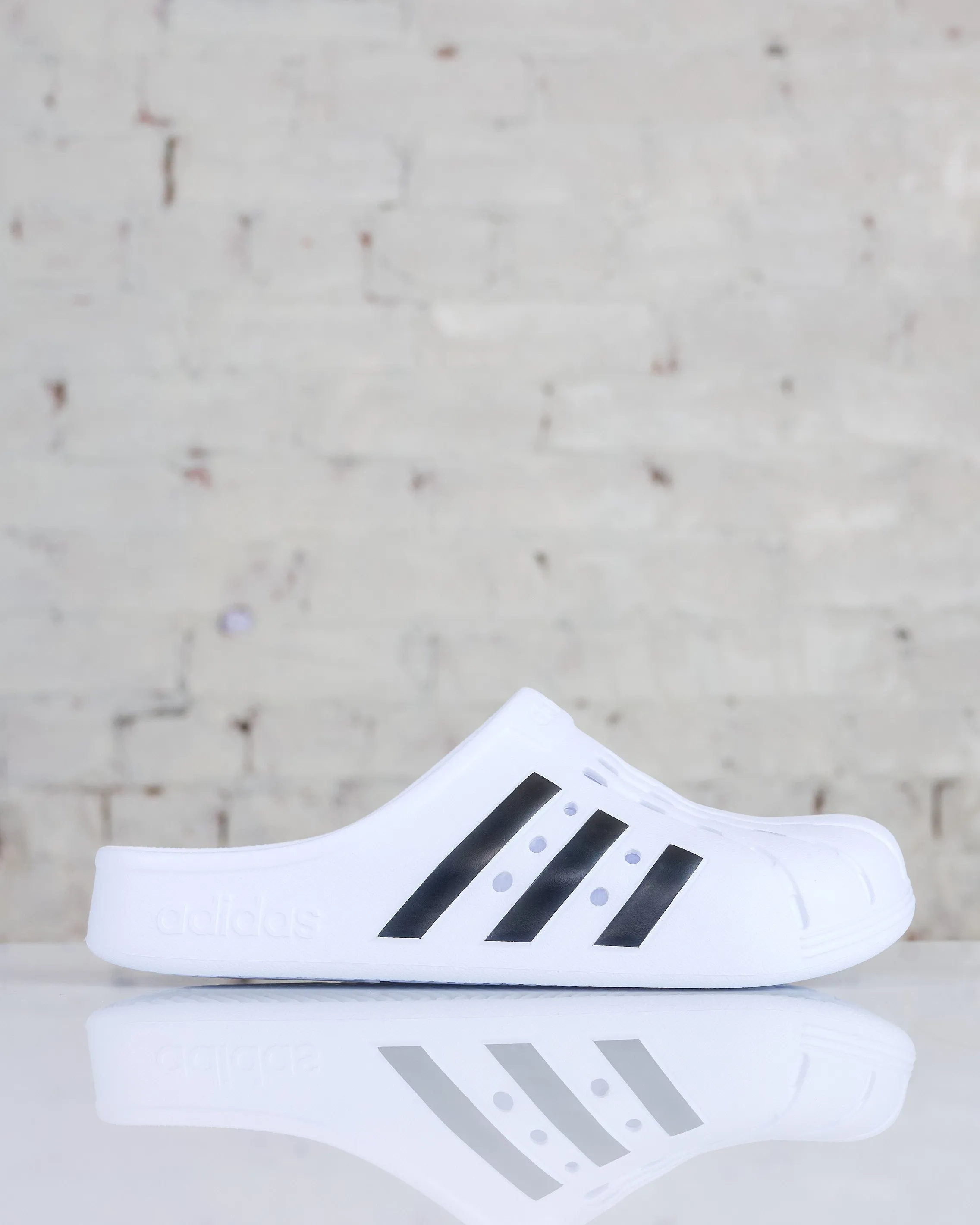 adidas Men's Adilette Clog FTWWHT