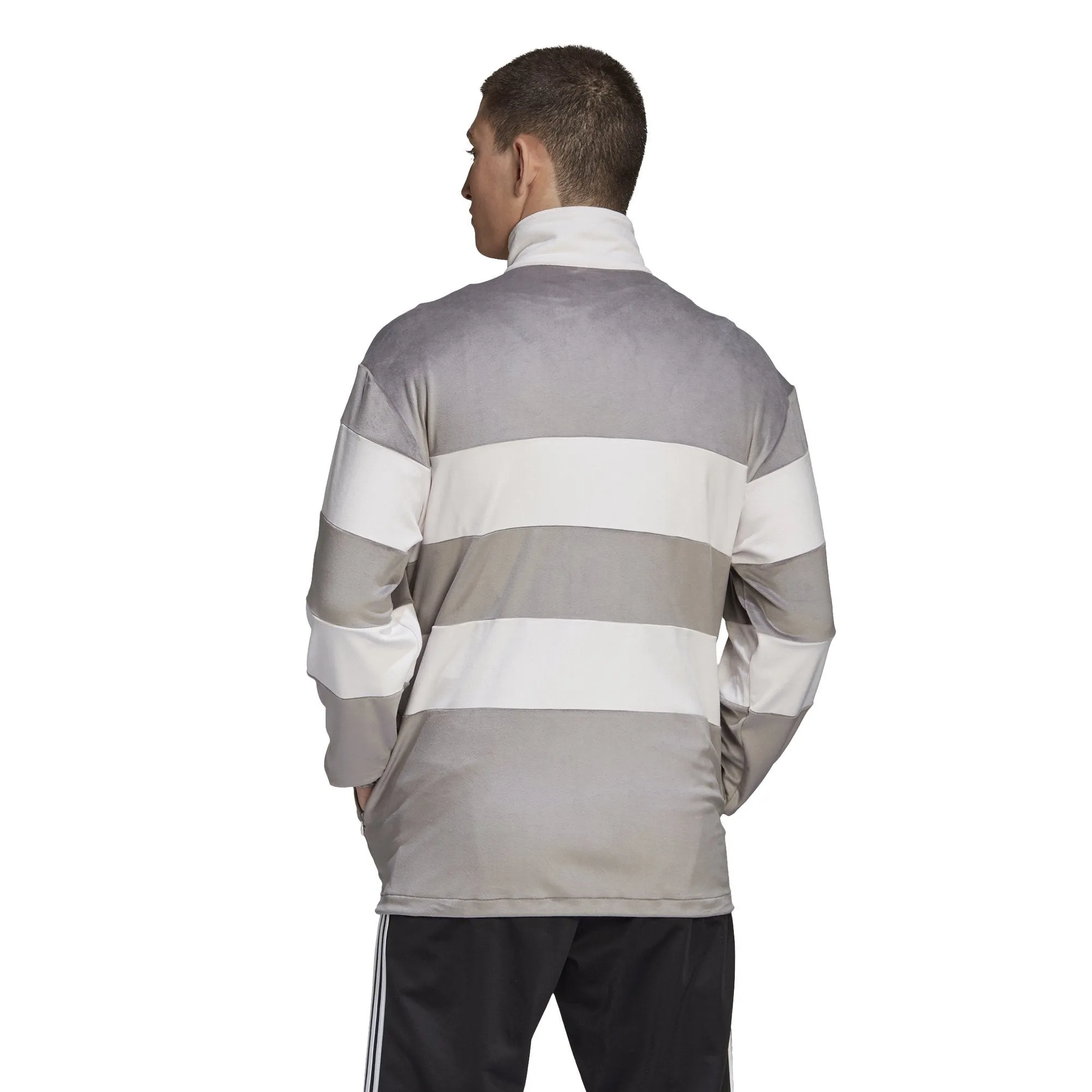 Adidas Originals Pastel Full Zip White Grey Men GL6160