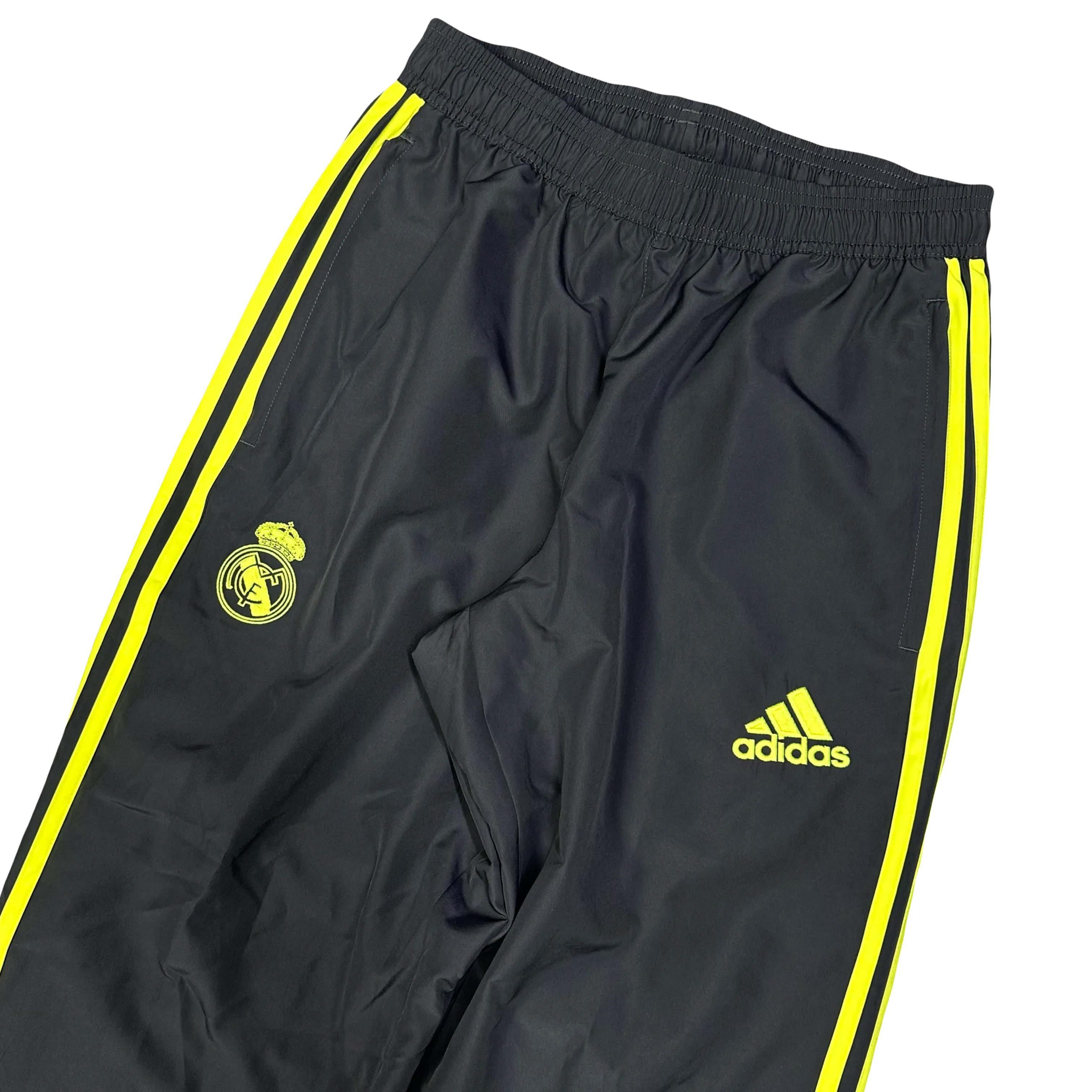 Adidas Real Madrid 2015/16 Tracksuit Bottoms In Grey ( S )