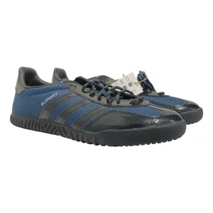 adidas/BLONDEY X A.B GAZELLE INDOOR/Low-Sneakers/US 11/Stripe/Cotton/BLU/GY4425