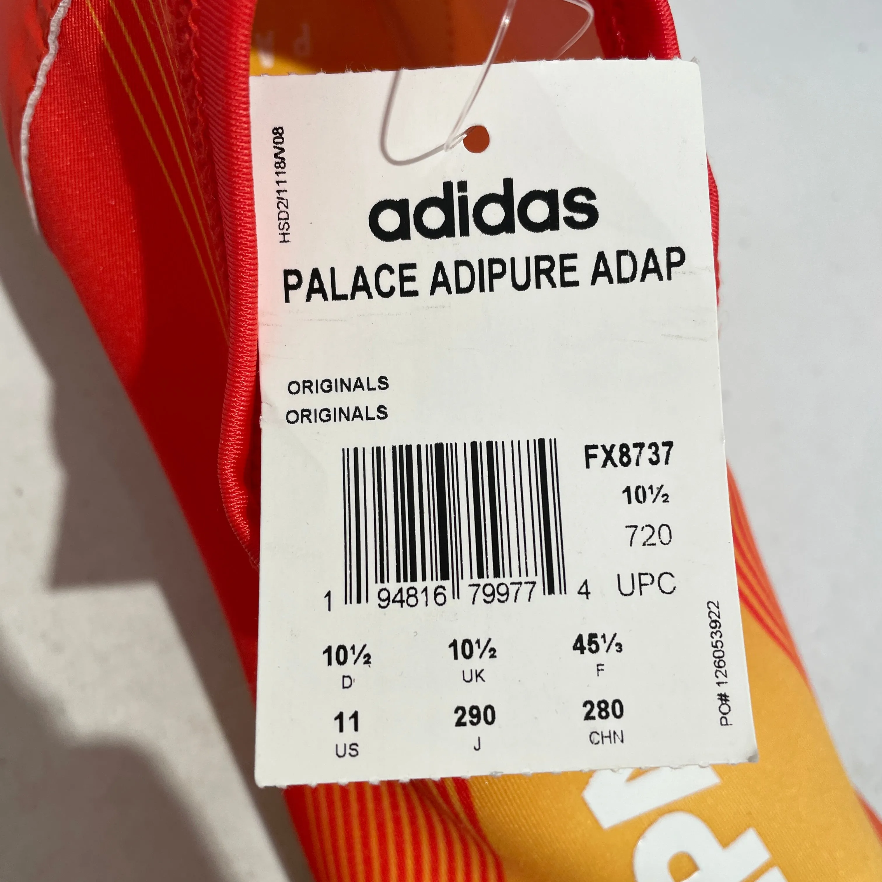 adidas/Low-Sneakers/US 11/Stripe/Cotton/ORN/fx8737