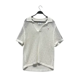 adidas/Polo Shirt/M/Cotton/WHT/