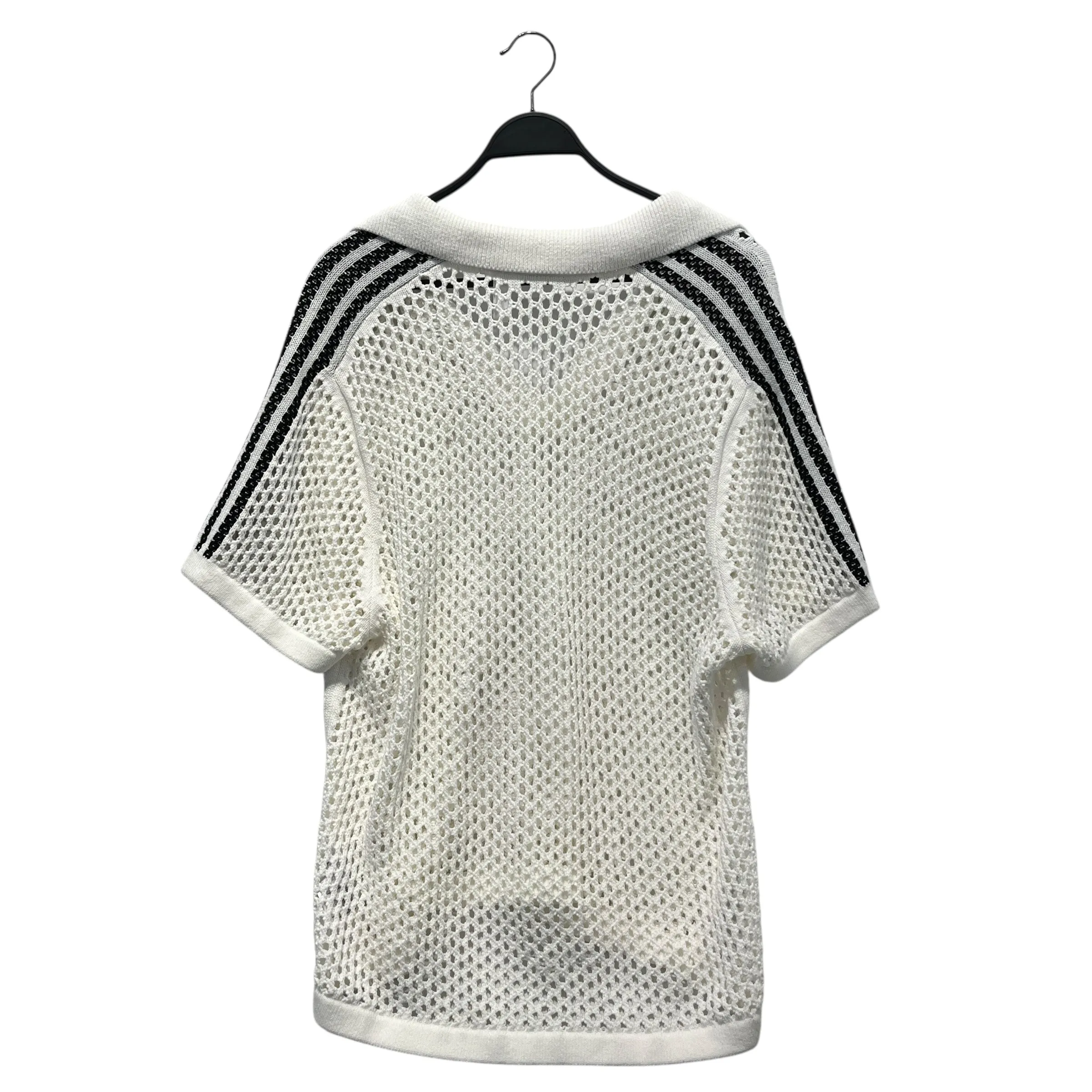 adidas/Polo Shirt/M/Cotton/WHT/