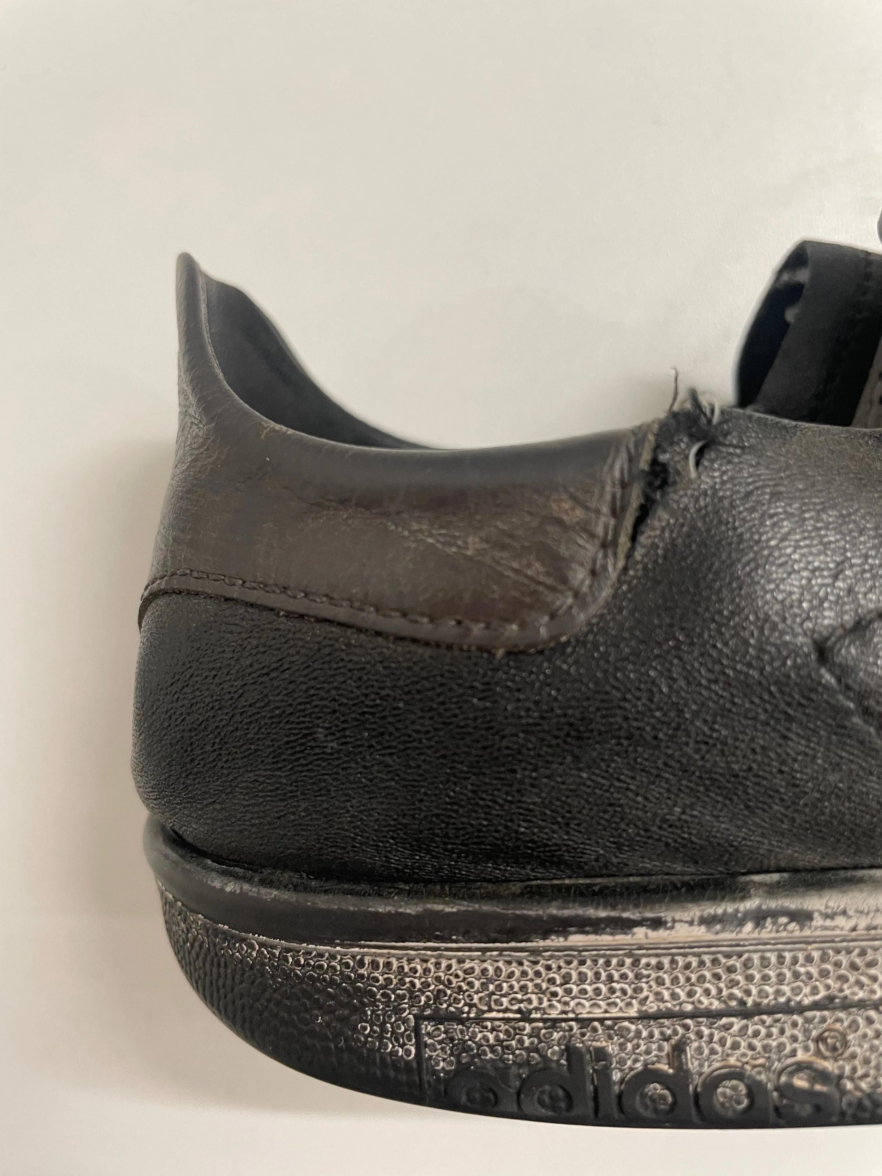 BALENCIAGA/adidas/Low-Sneakers/US 9/Leather/BLK/ART NO. 721835