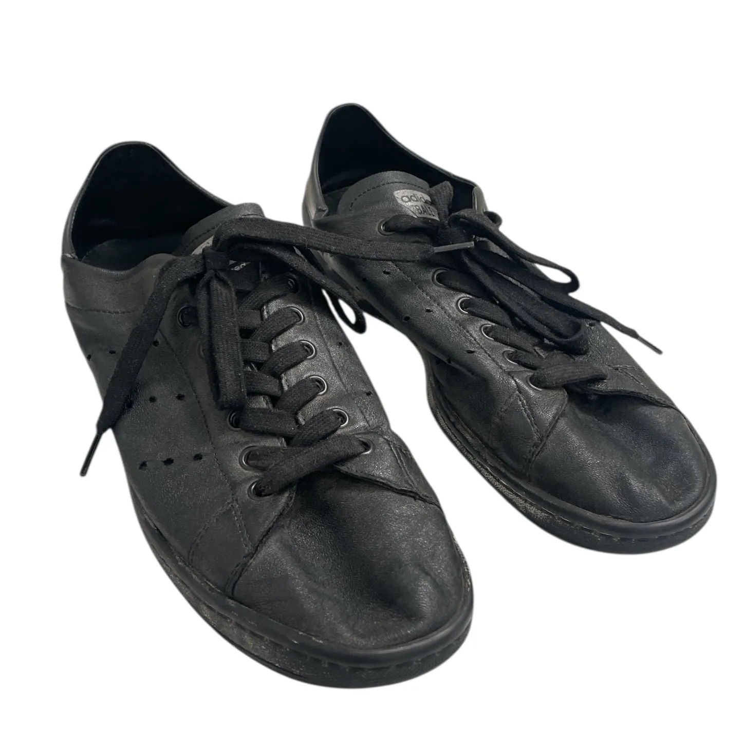 BALENCIAGA/adidas/Low-Sneakers/US 9/Leather/BLK/ART NO. 721835