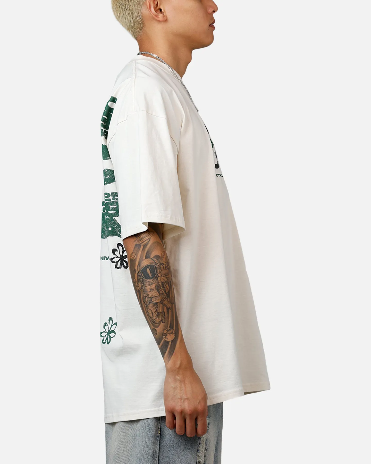 Culture Kings X EDC 2025 Vintage T-Shirt Off White