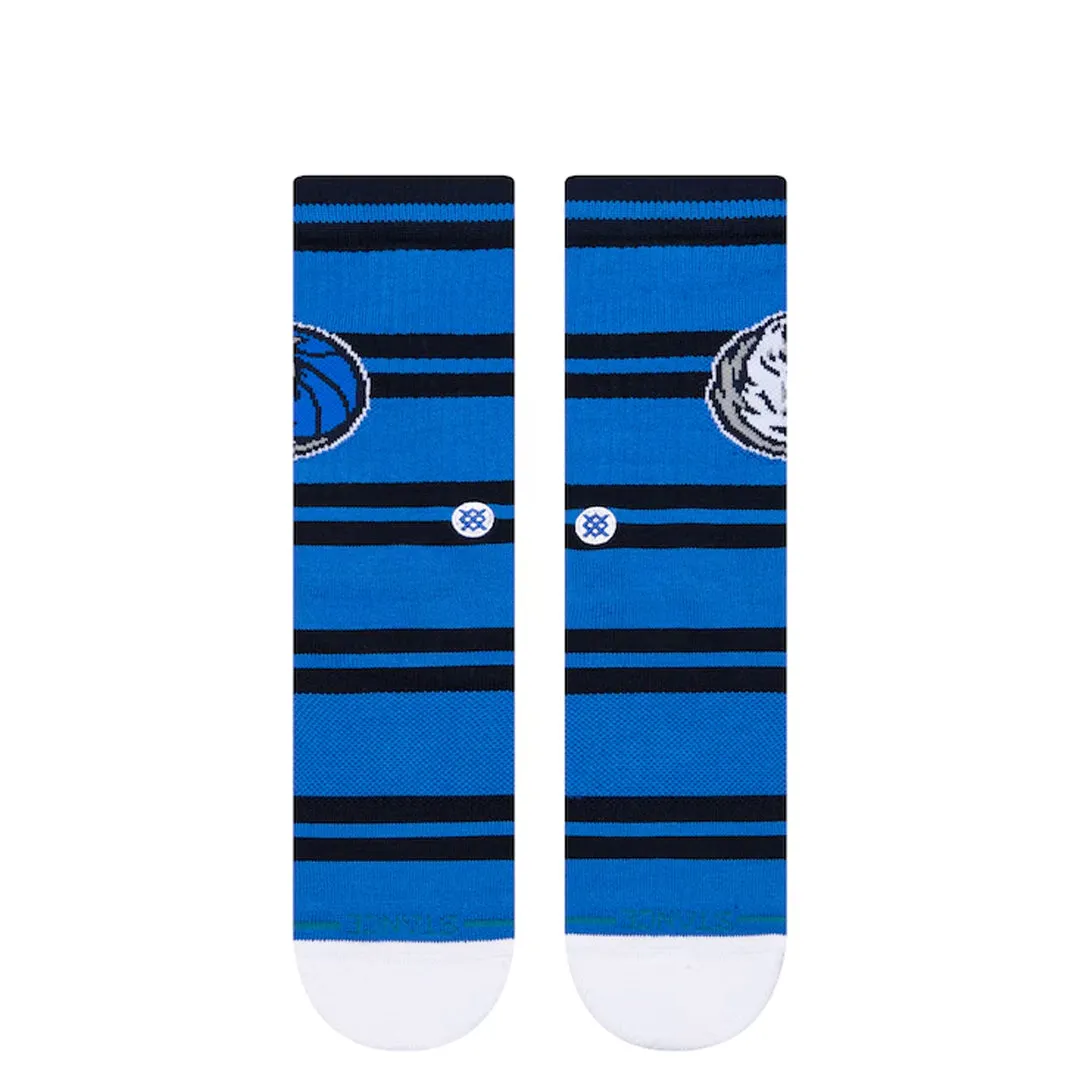 DALLAS MAVERICKS STRIPED PREP SOCKS