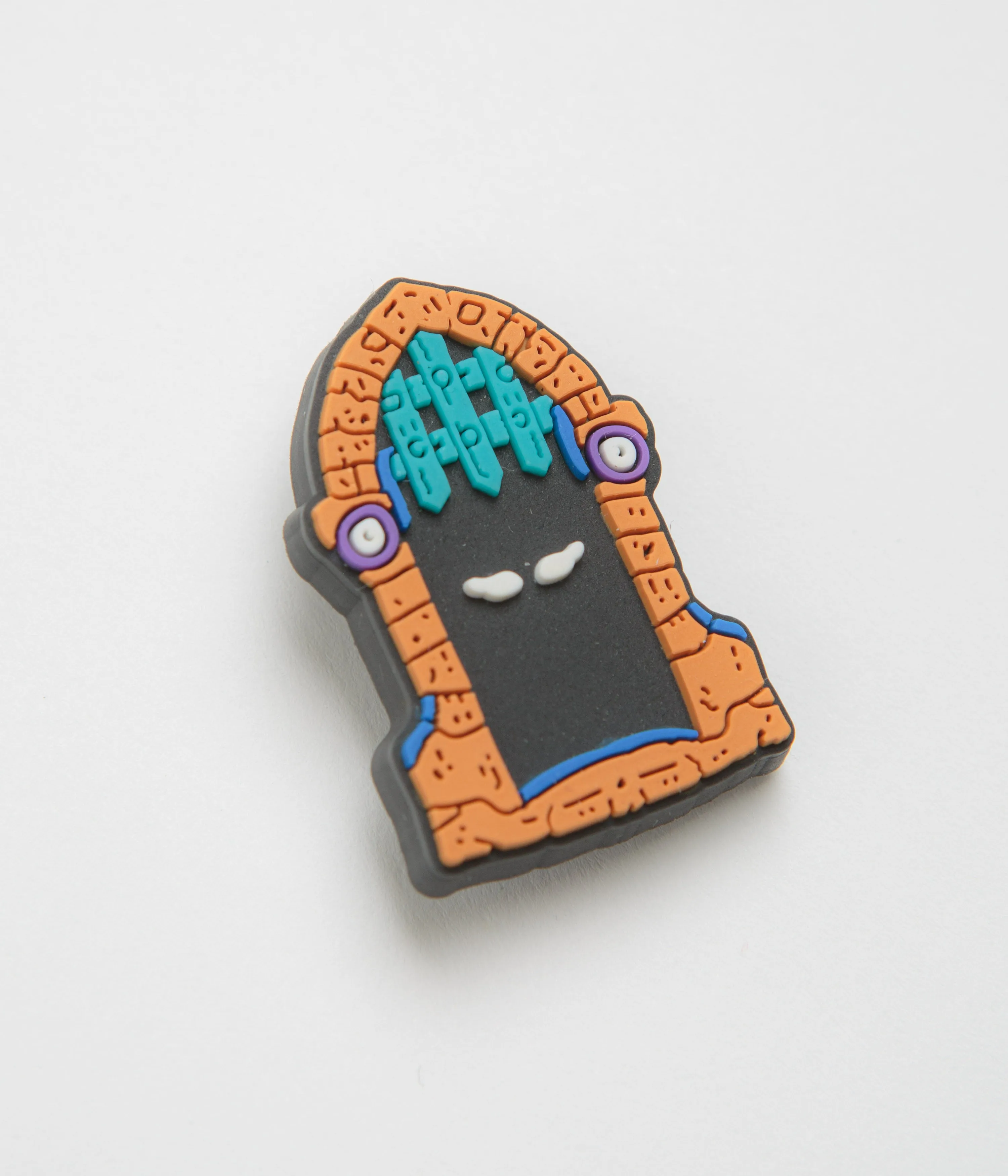 Dungeon Croc Jibit - Orange / Black