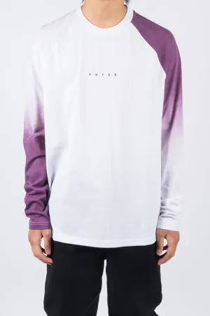 FUTUR FADED RAGLAN LS WHITE