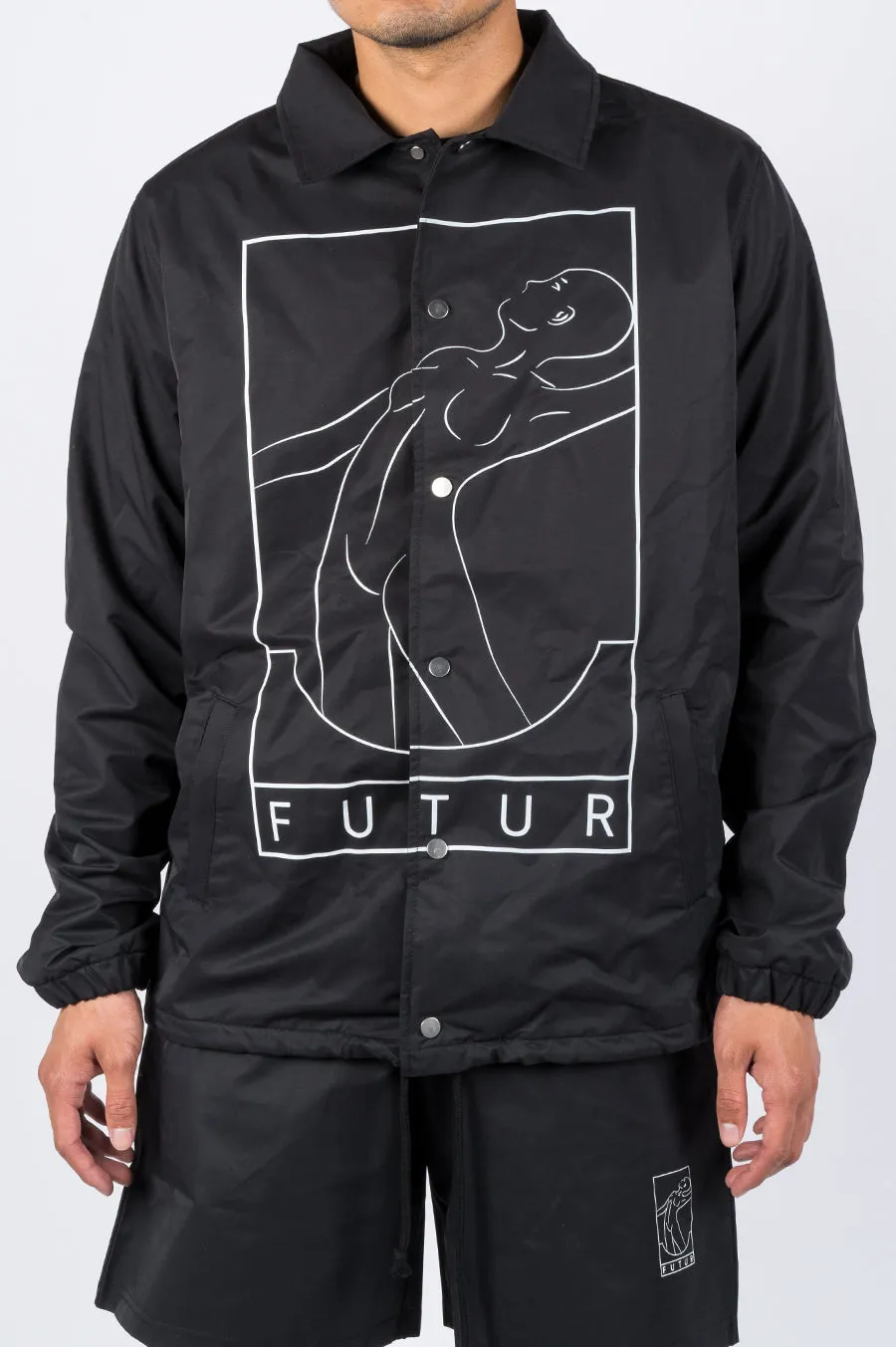 FUTUR SPLASH COACHES JACKET BLACK