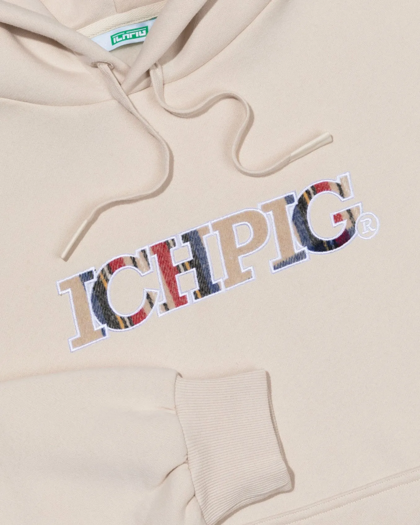 Ichpig Check Pullcord Hood Sand