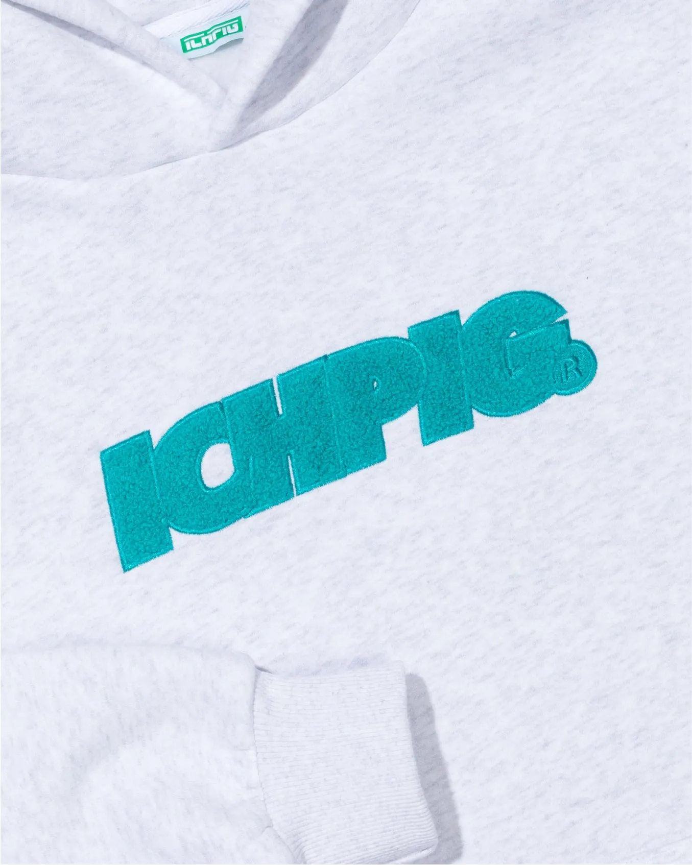 Ichpig Sprinters Chenilla Hood White Marle