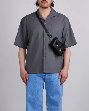 Marni Trunkaroo Leather Crossbody Bag Black