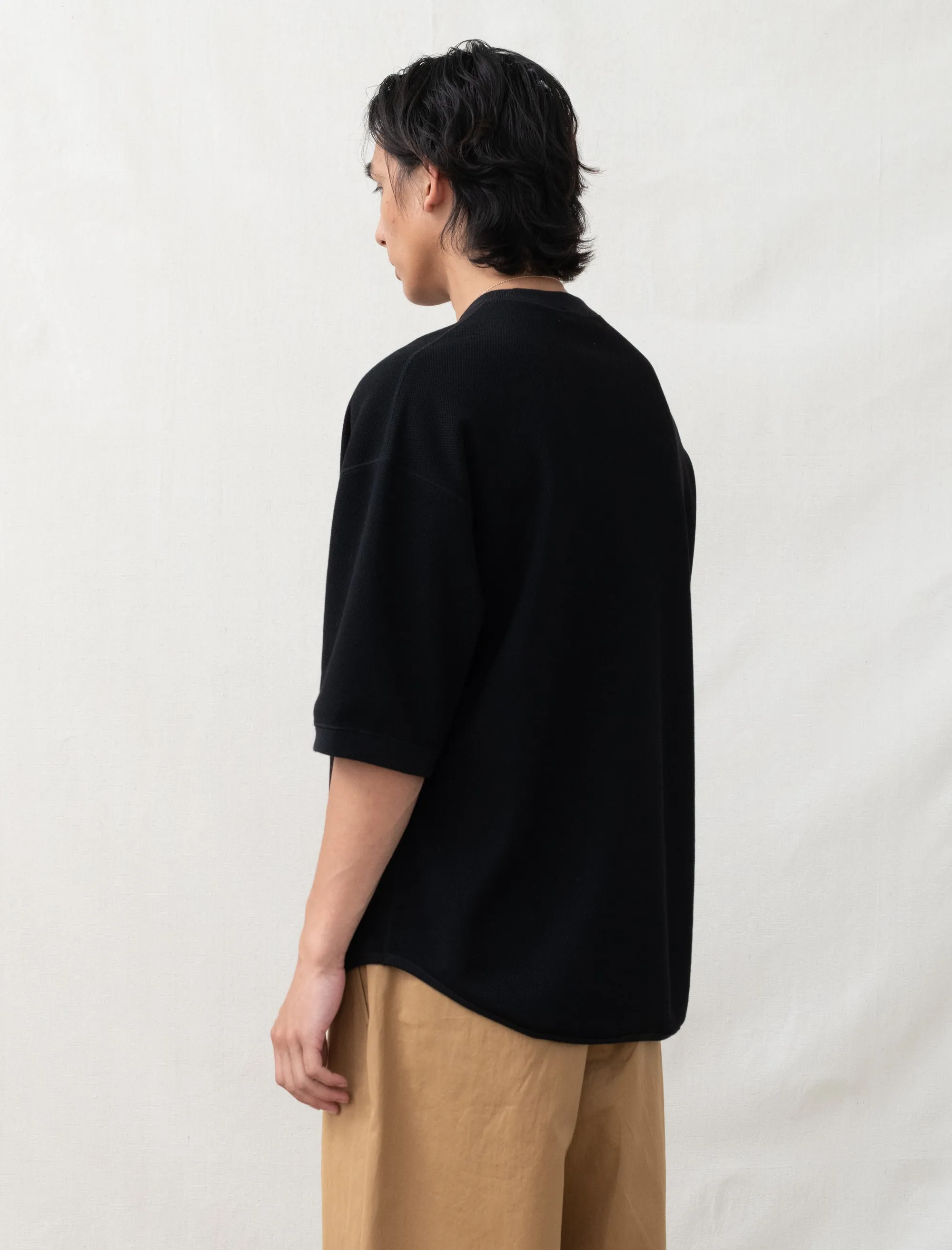Mesh Knit Jersey (Black)