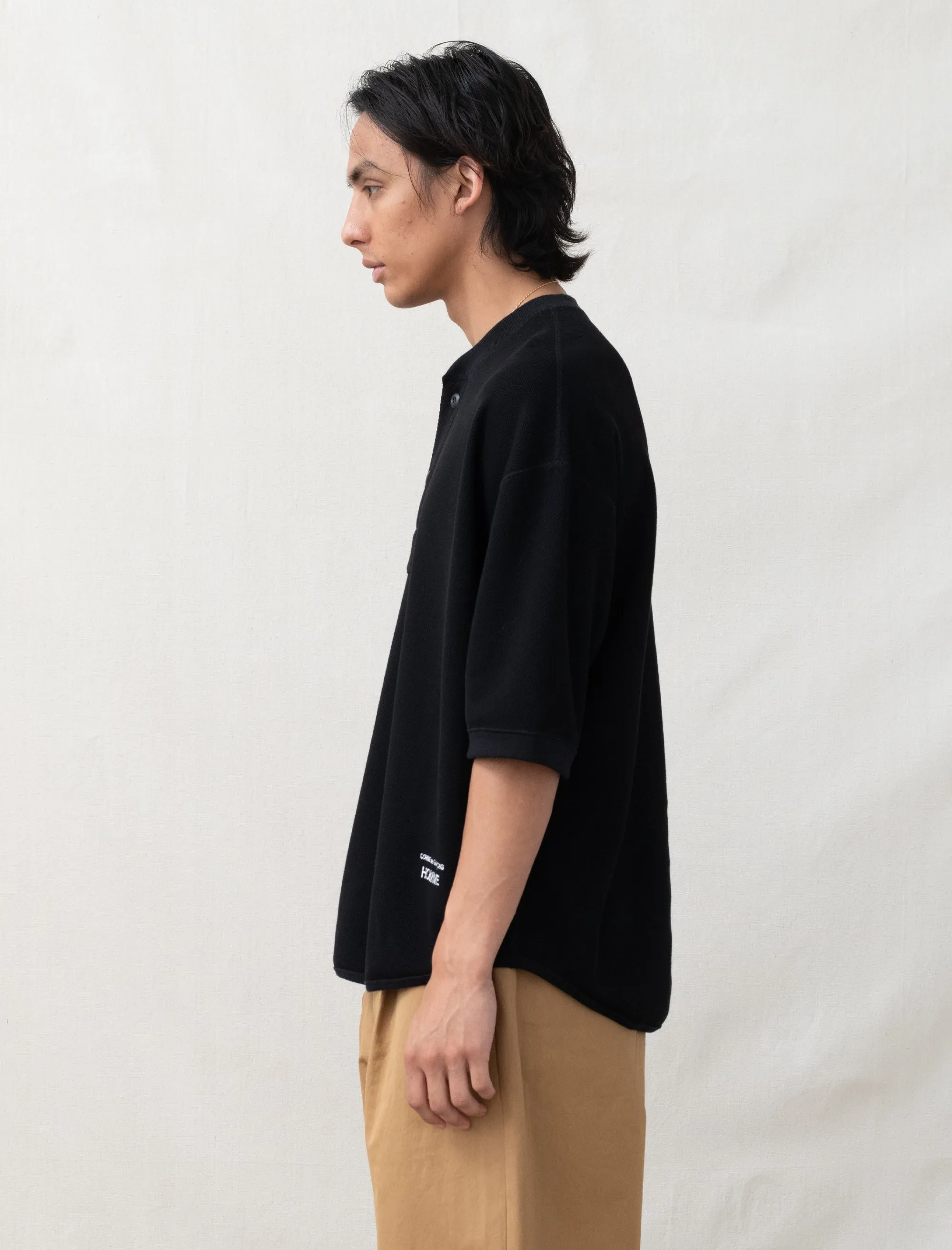 Mesh Knit Jersey (Black)