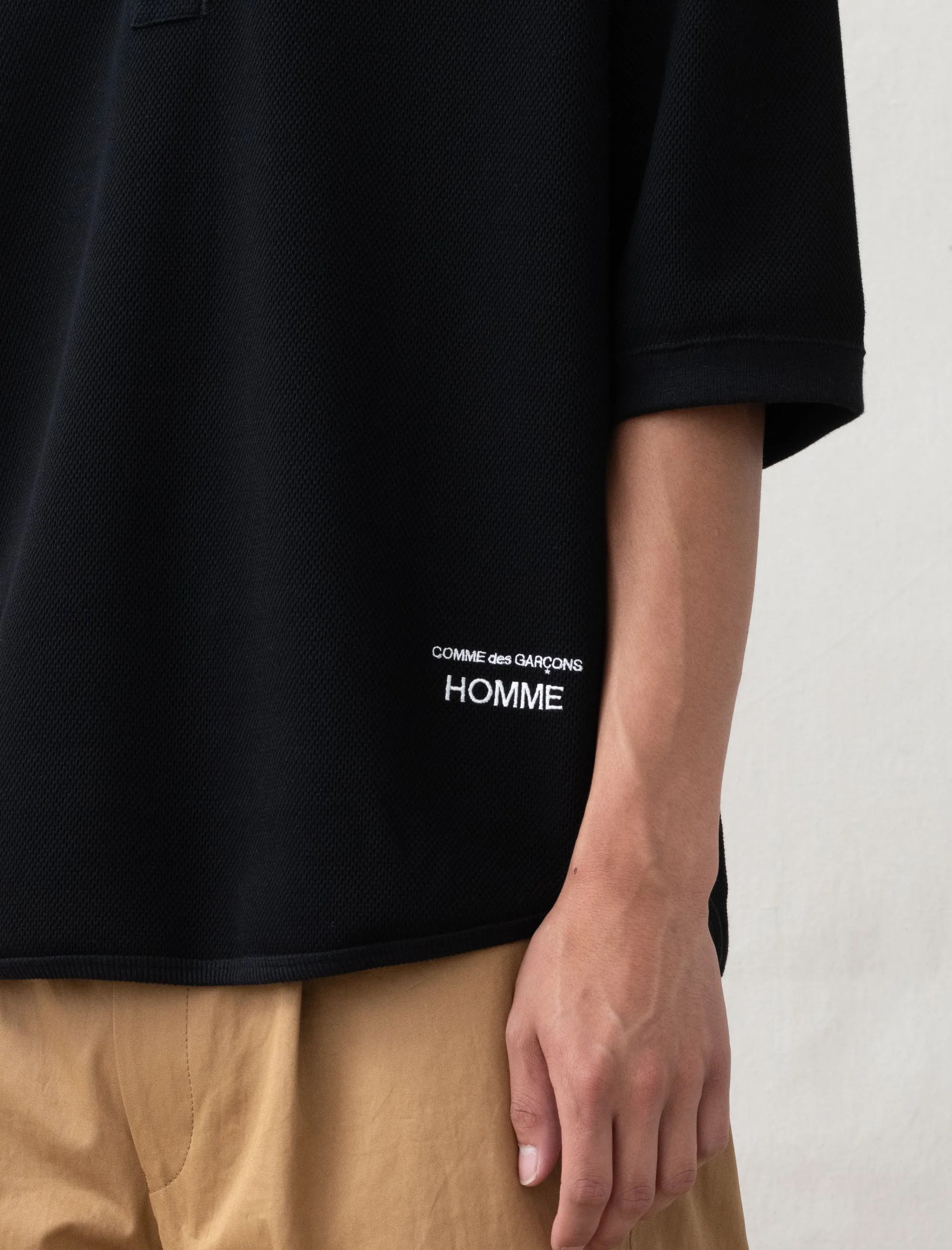 Mesh Knit Jersey (Black)