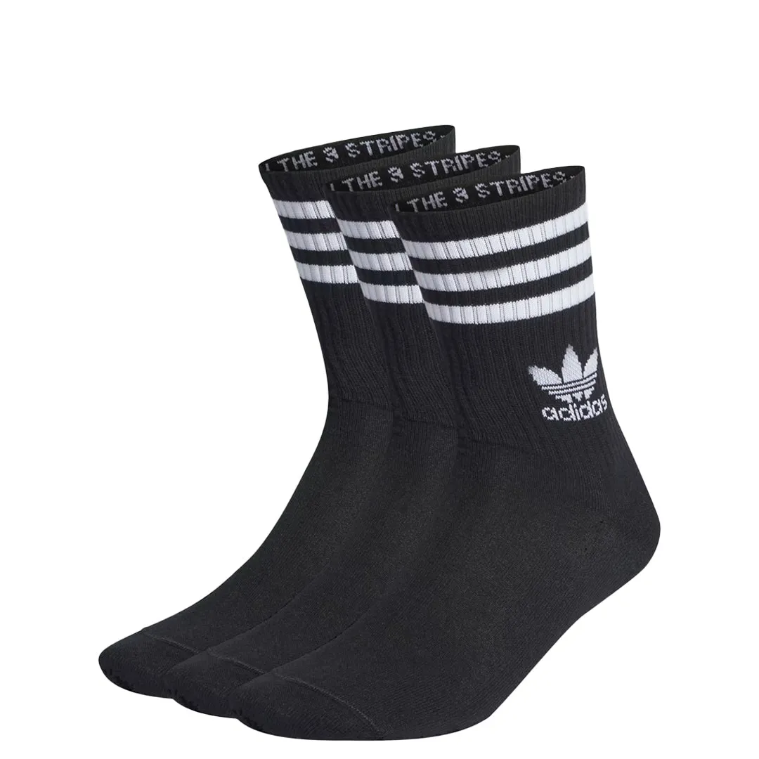 MID CUT CREW SOCKS (3 PAIRS)