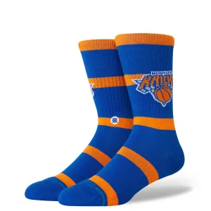 NEW YORK KNICKS STRIPED CREW SOCKS
