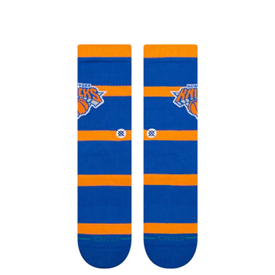 NEW YORK KNICKS STRIPED CREW SOCKS