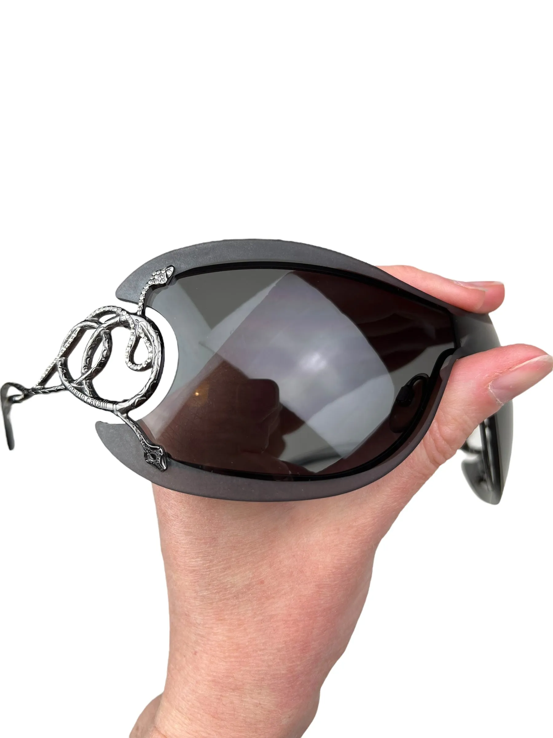 Roberto Cavalli S/S 2006 snake visor sunglasses