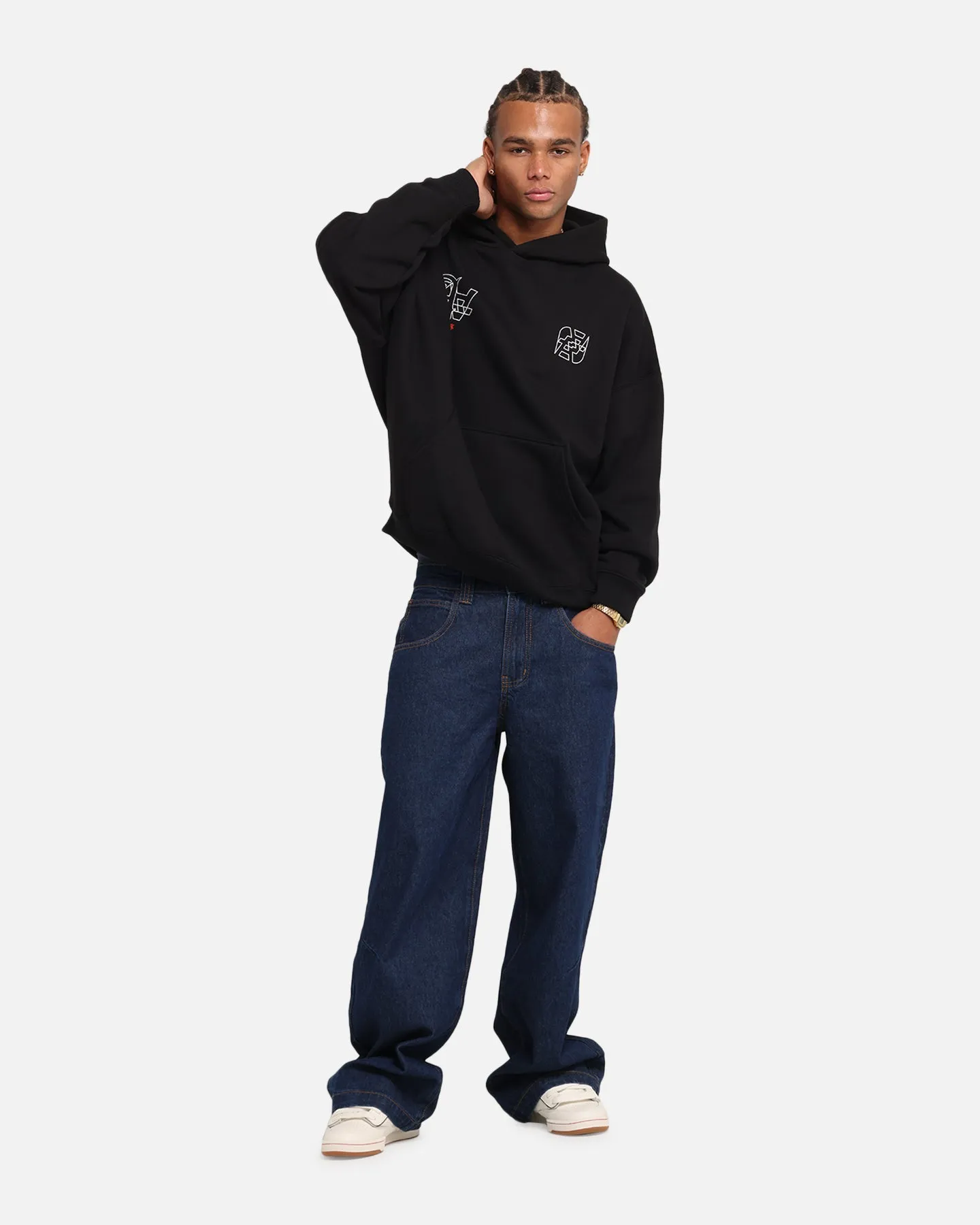 The Anti Order Arcade Boxy Hoodie Black
