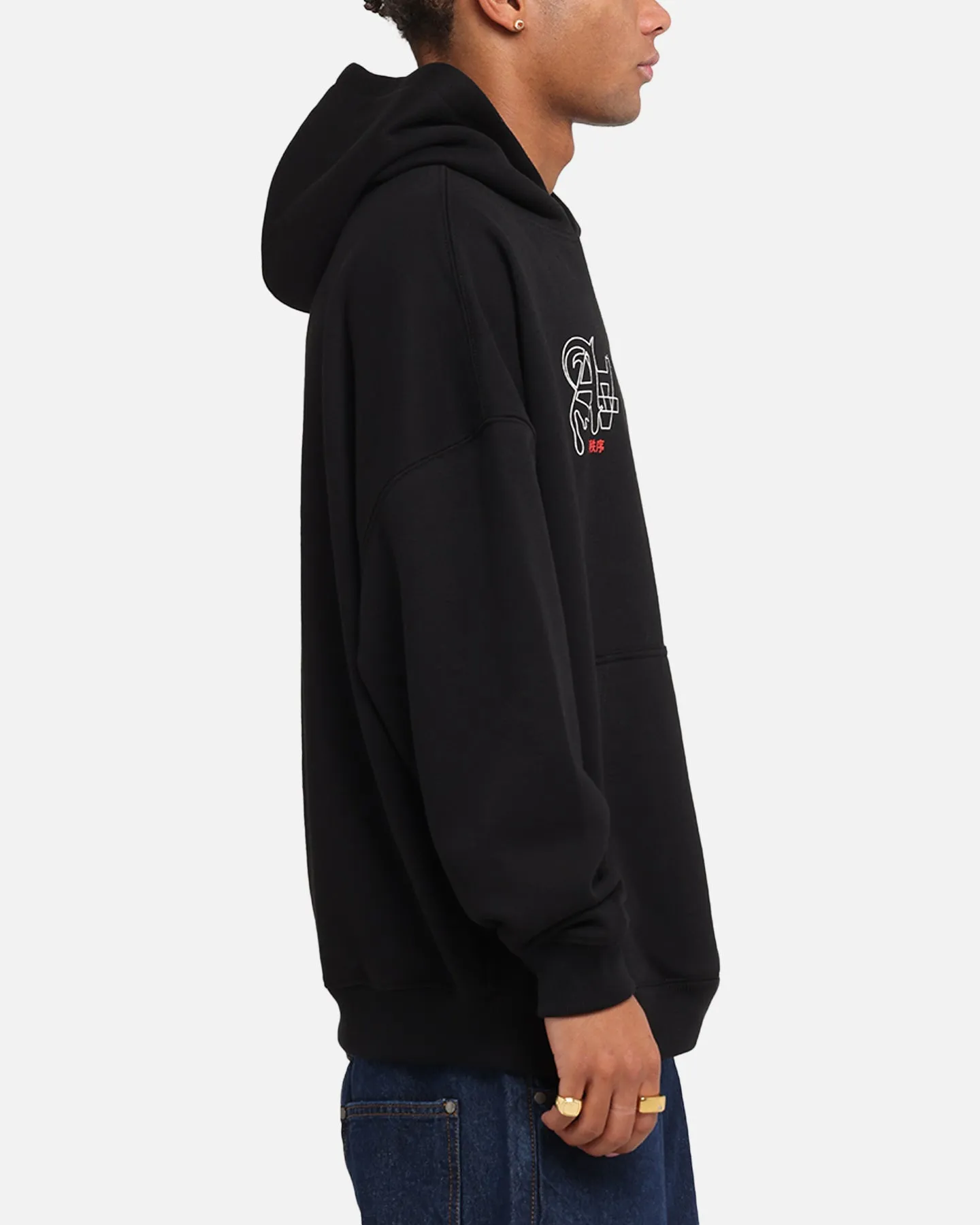 The Anti Order Arcade Boxy Hoodie Black