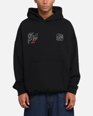 The Anti Order Arcade Boxy Hoodie Black
