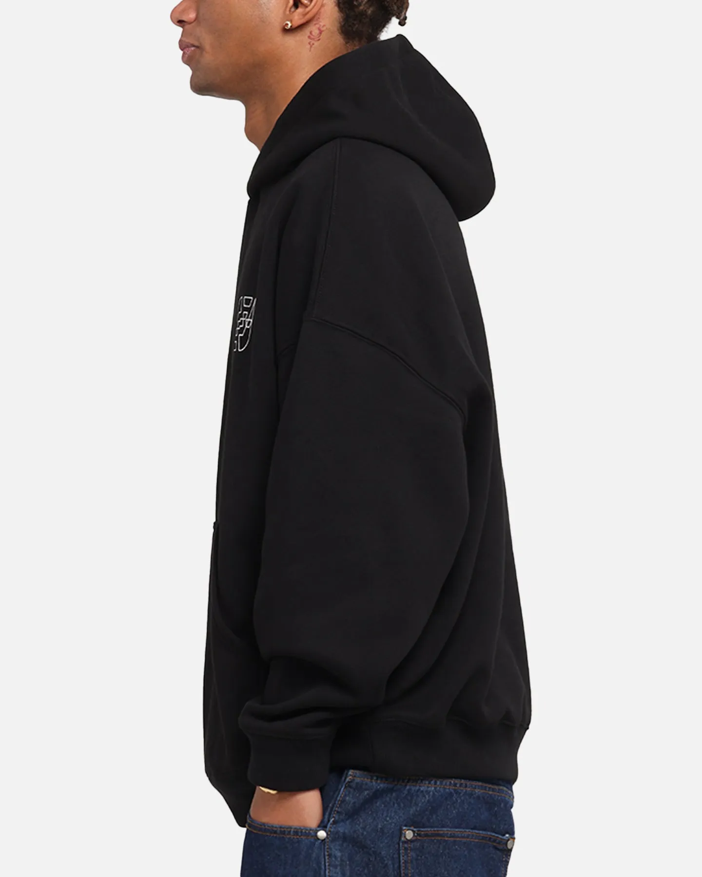 The Anti Order Arcade Boxy Hoodie Black