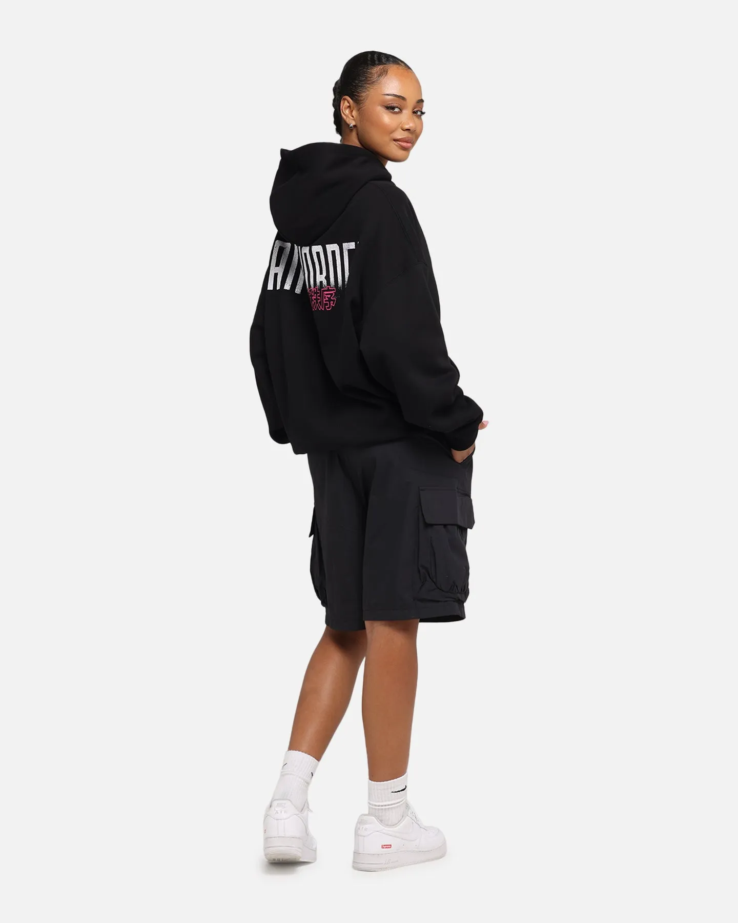 The Anti Order Ryuken Boxy Hoodie Black
