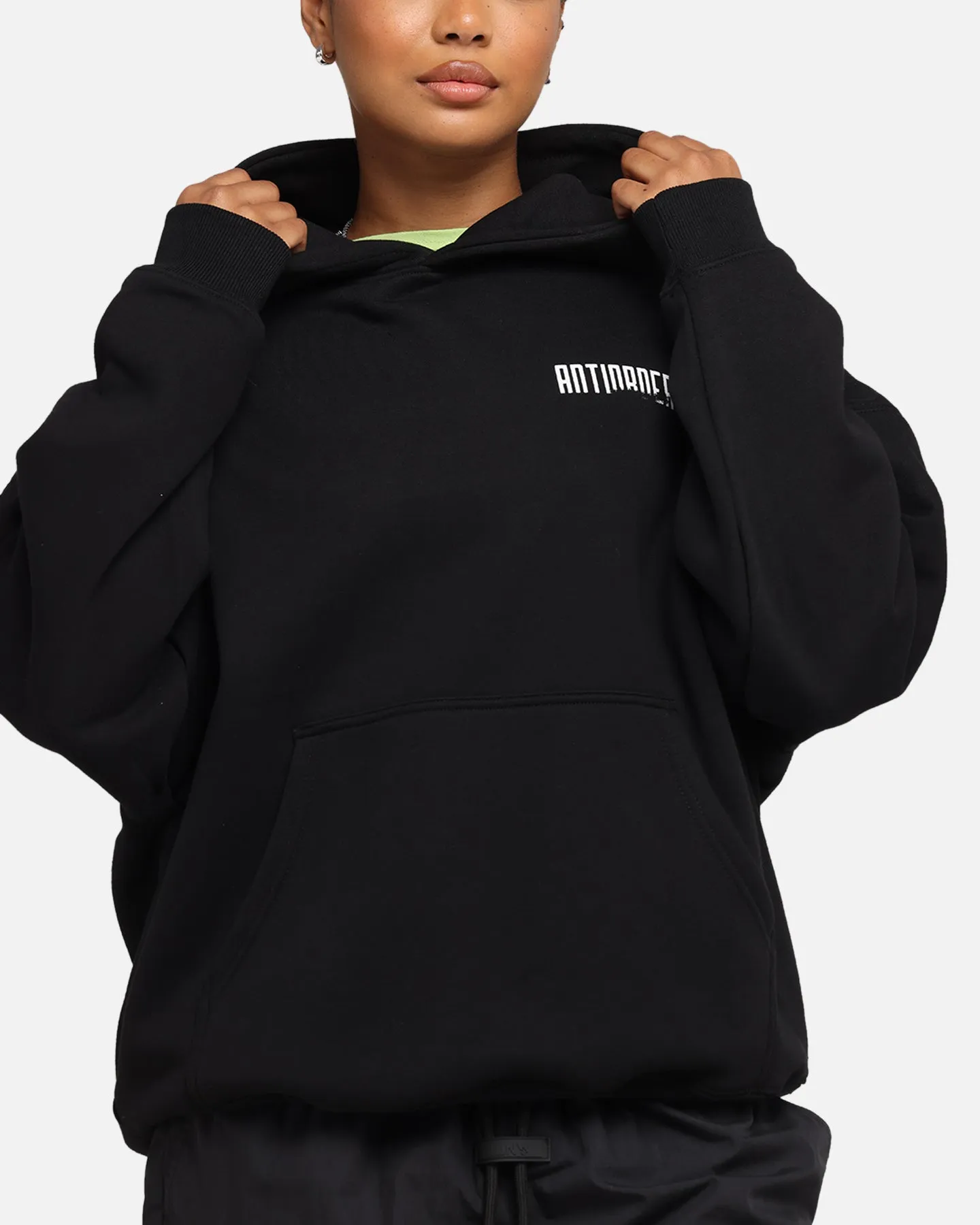 The Anti Order Ryuken Boxy Hoodie Black