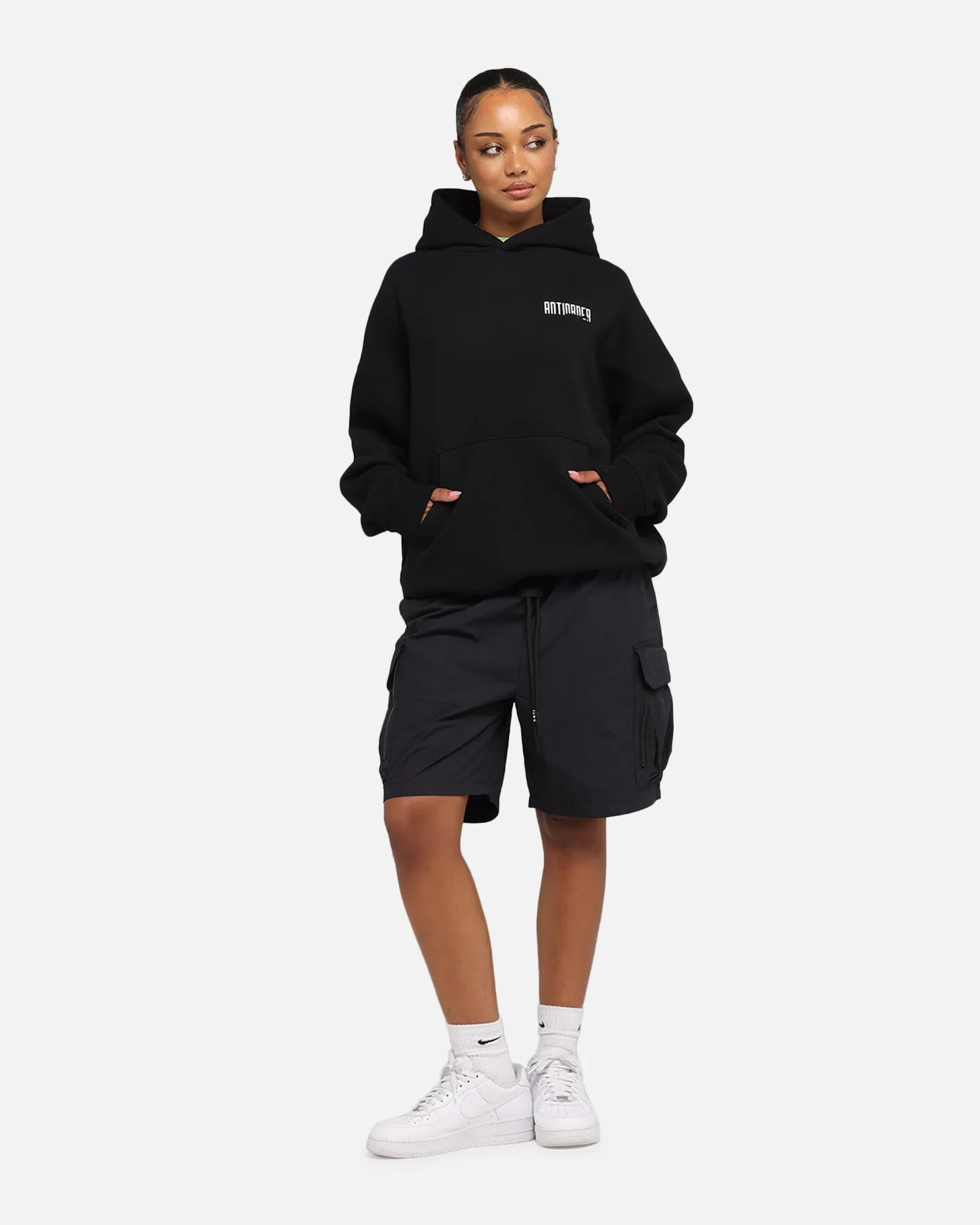 The Anti Order Ryuken Boxy Hoodie Black
