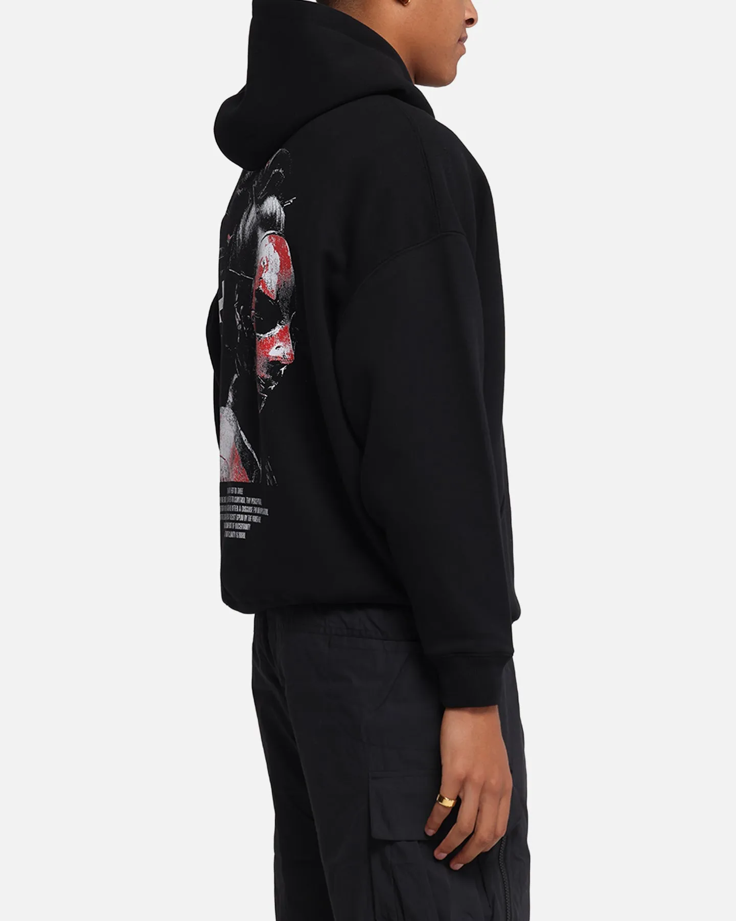 The Anti Order Truth In Chaos Boxy Hoodie Black