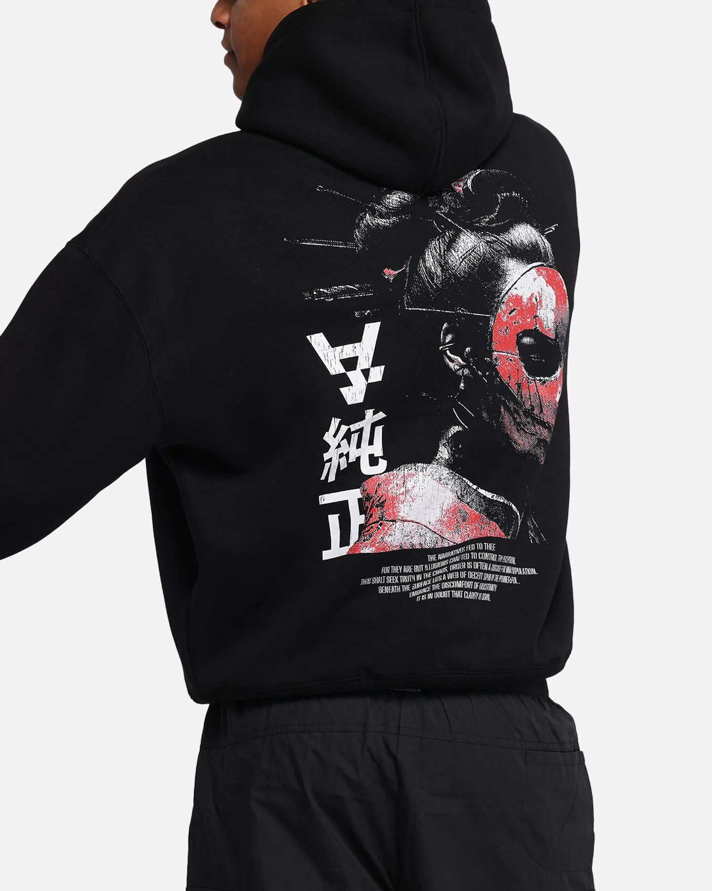 The Anti Order Truth In Chaos Boxy Hoodie Black
