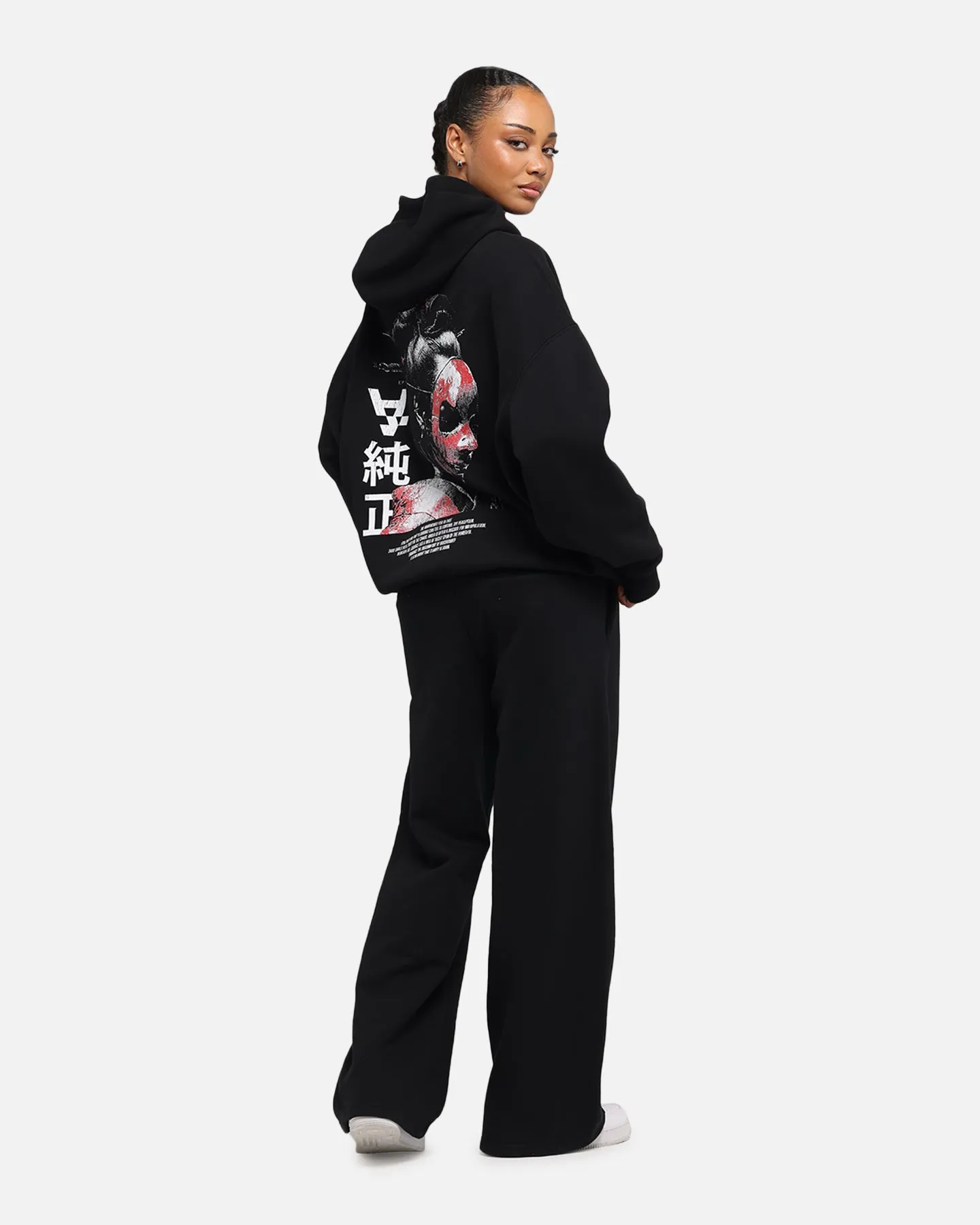 The Anti Order Truth In Chaos Boxy Hoodie Black