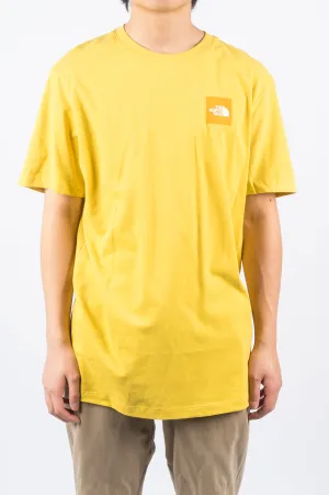 THE NORTH FACE SS BOX TEE YELLOW