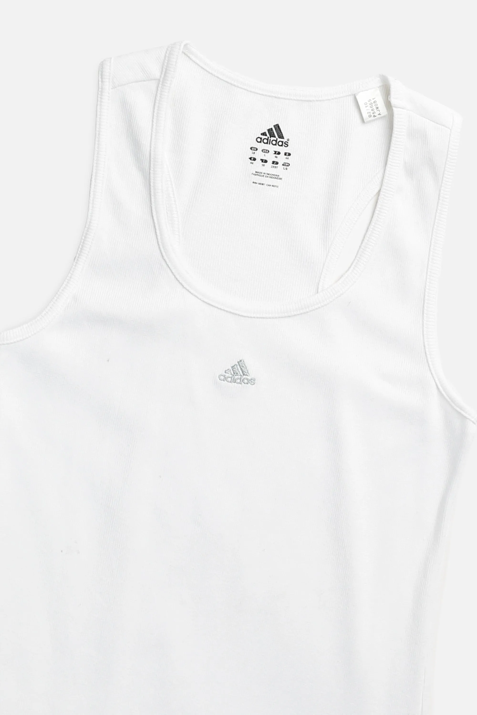 Vintage Adidas Rib Knit Tank - Women's L