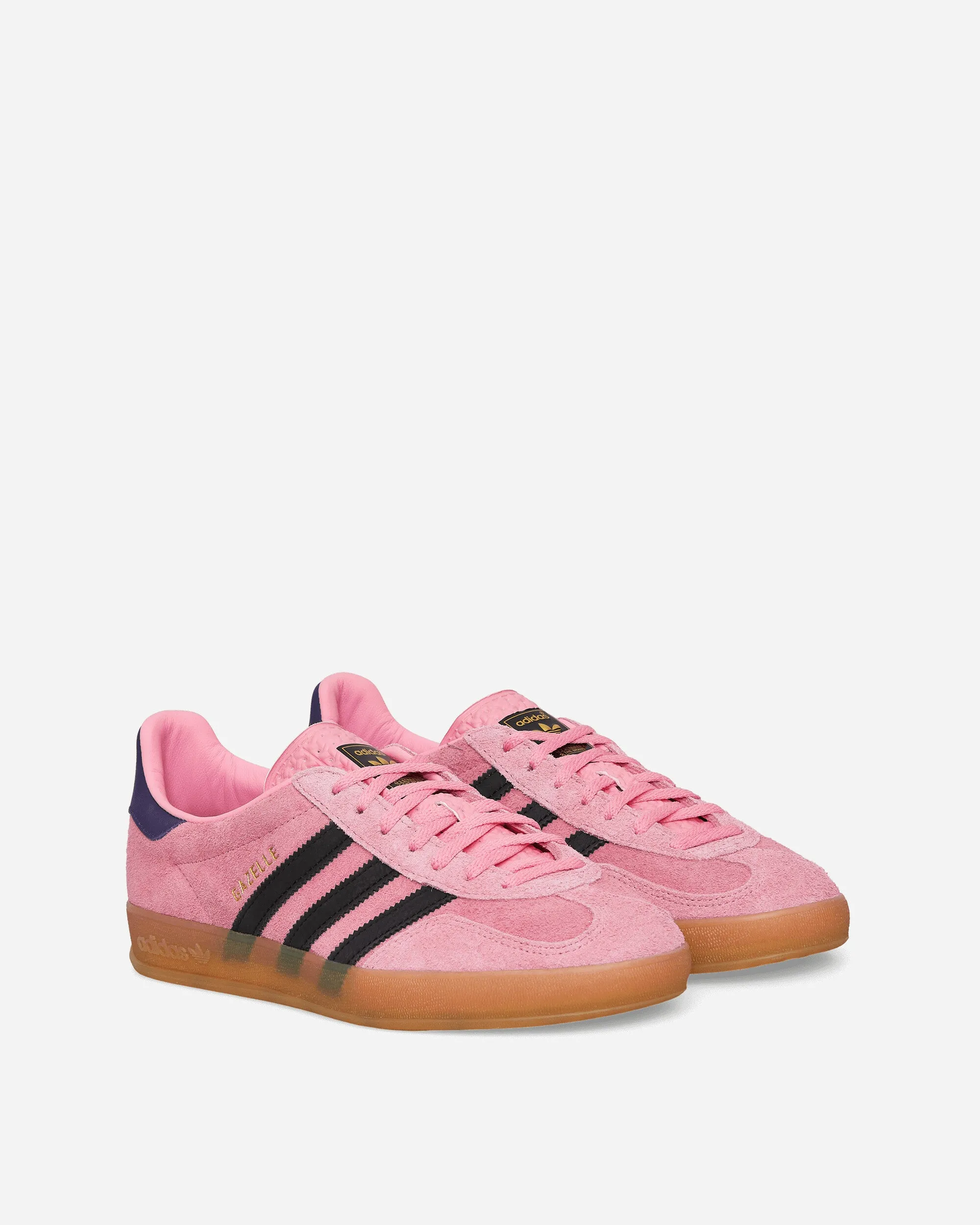 Women's Gazelle Indoor Sneakers Bliss Pink / Core Black / Collegiate Purple