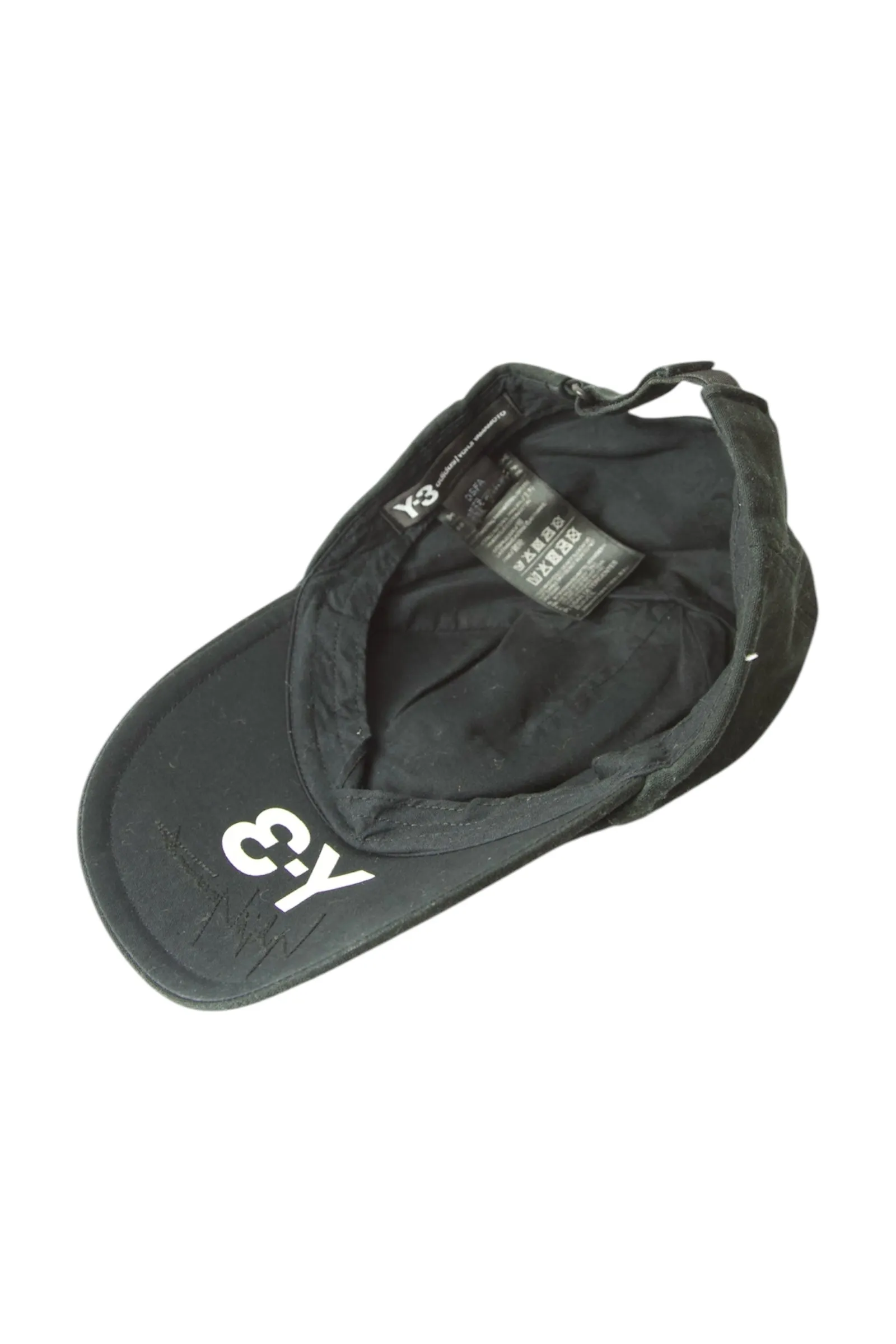 Y-3 Yohji Yamamoto x Adidas Black Embroidered Cap